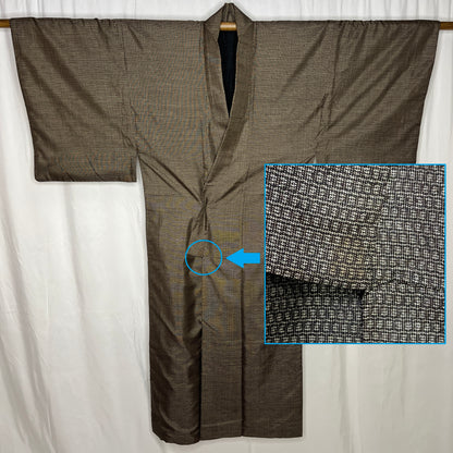 "Tiny Ikat" Man's Casual Kimono