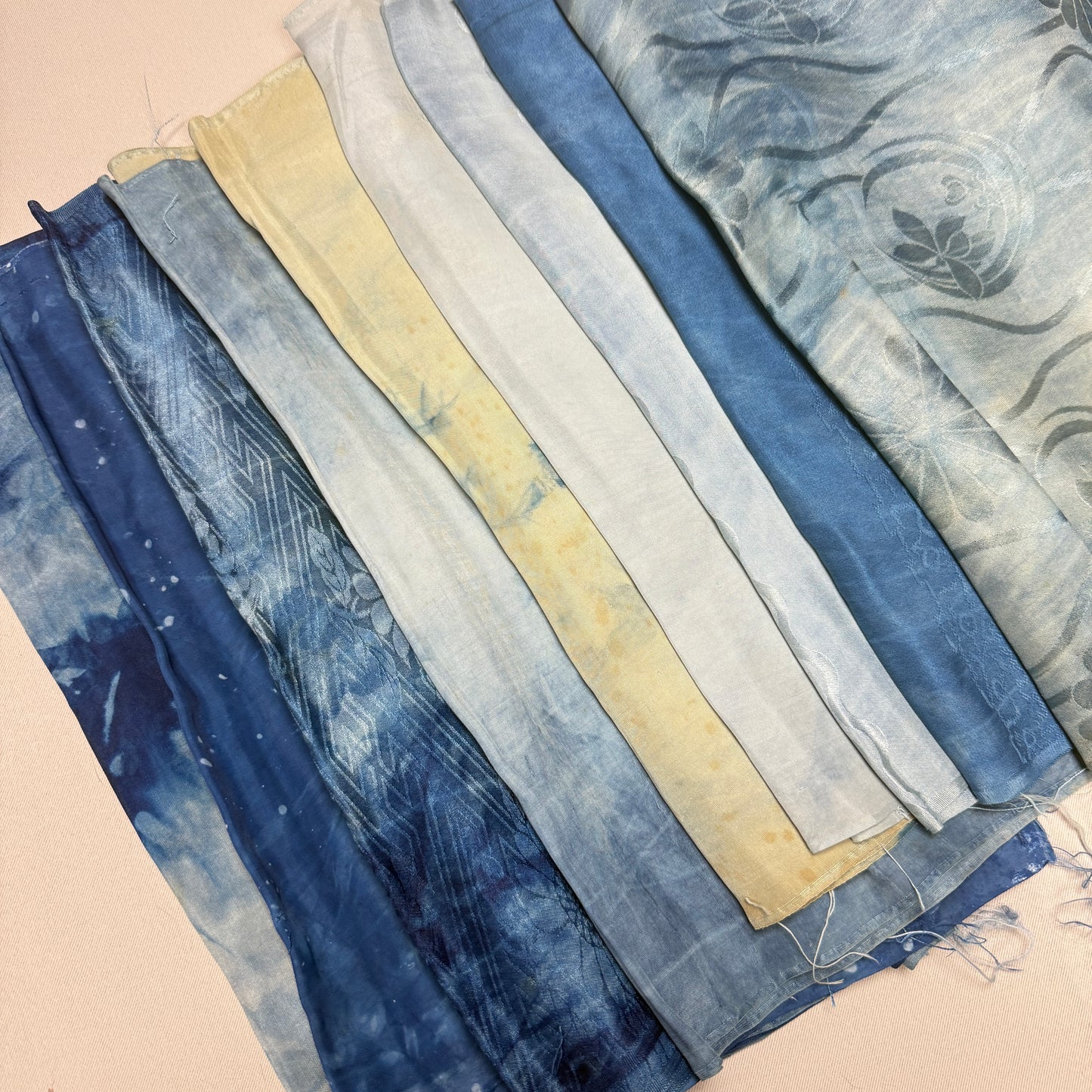 "10 Piece Mix" Overdyed Indigo Bundle