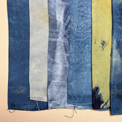 "10 Piece Mix" Overdyed Indigo Bundle