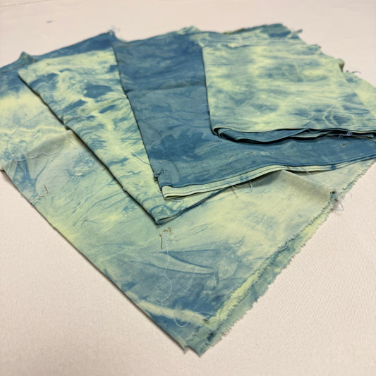 "Green Blue Cotton" Overdyed Indigo Bundle