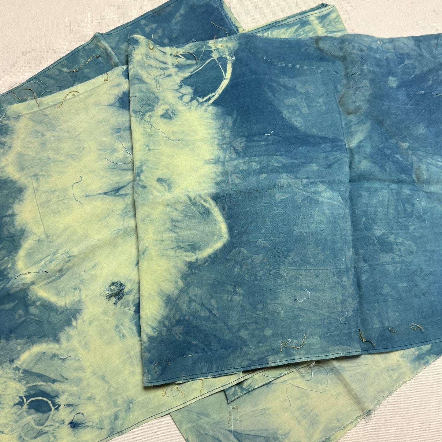 "Green Blue Cotton" Overdyed Indigo Bundle