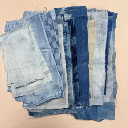 "Half Pound Mix" Overdyed Indigo Bundle