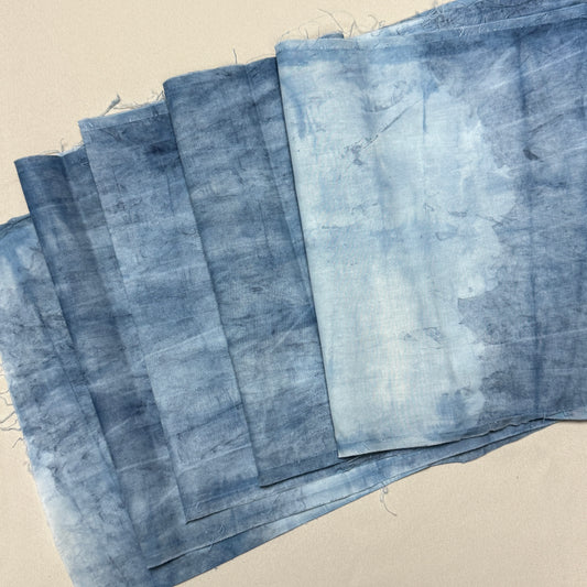 "Cotton Lining - Narrow" Overdyed Indigo