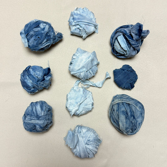 "Weaving Strips Mix 5" Overdyed Indigo Bundle