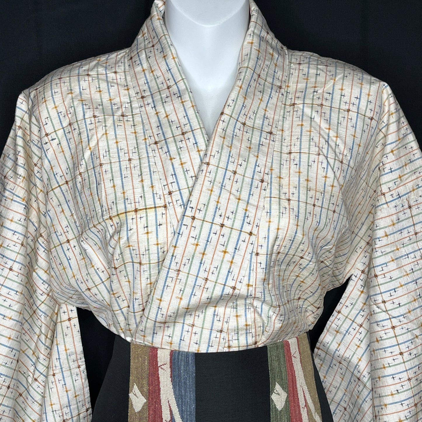 "Ikat Delight" Kimono Obi Set