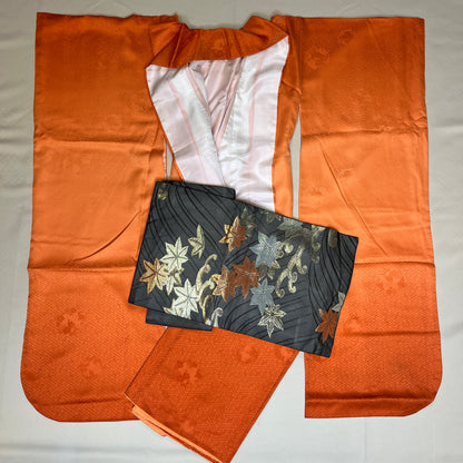 "Autumn Momiji" Kimono Obi Set