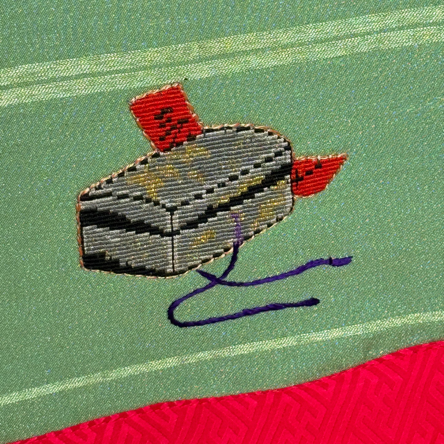 "Patchwork Performer" Japanique Tapestry