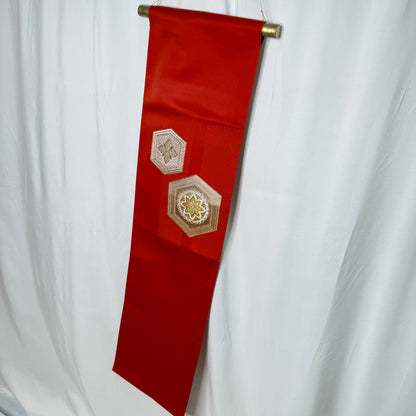 "Kikko on Vermillion" Japanique Tapestry