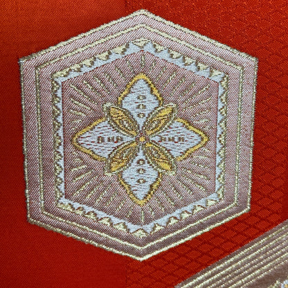 "Kikko on Vermillion" Japanique Tapestry