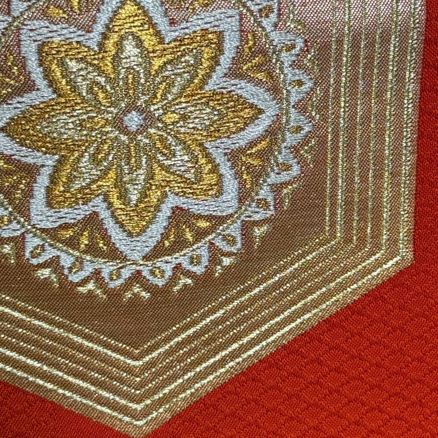 "Kikko on Vermillion" Japanique Tapestry