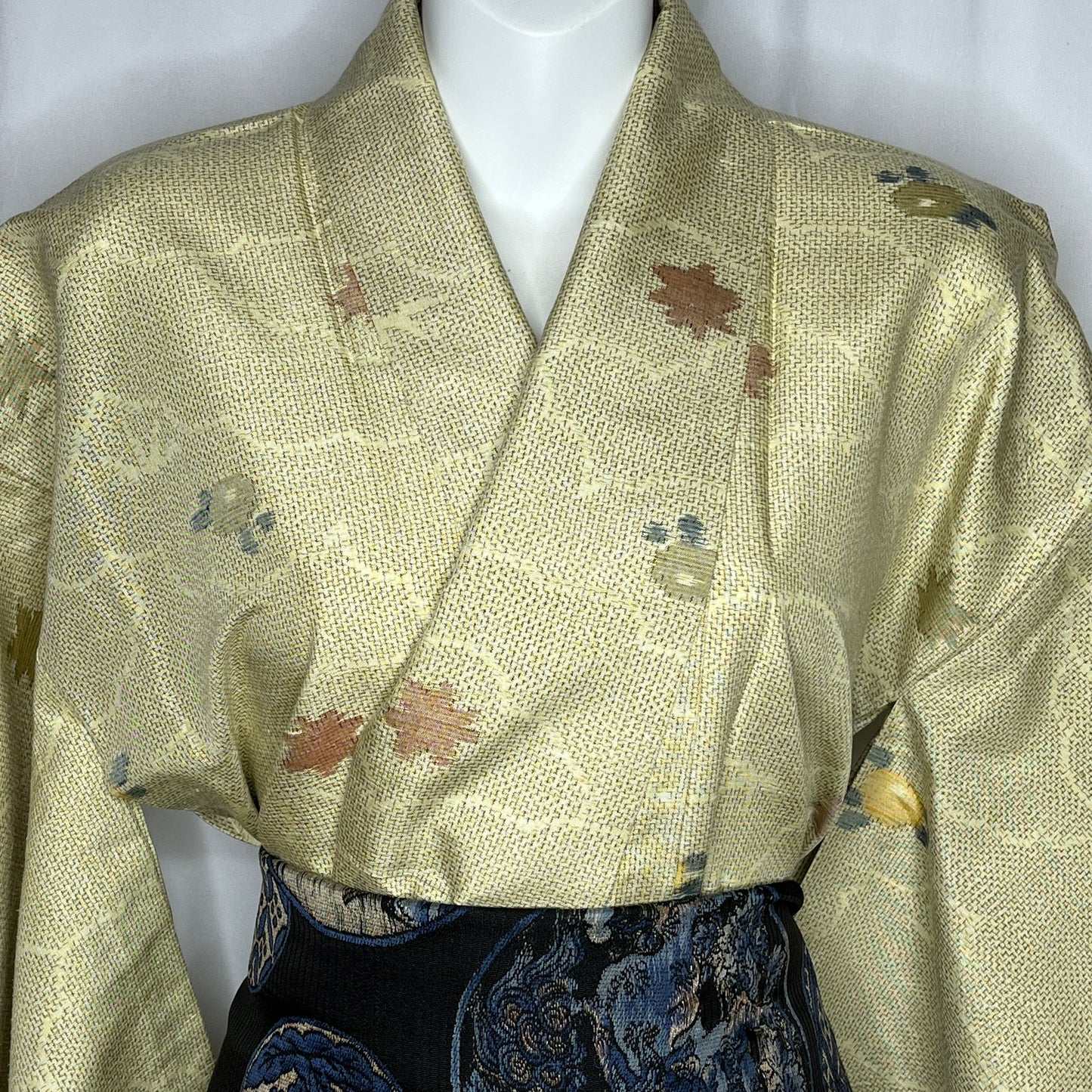 "Ikat Clouds" Kimono Obi Set