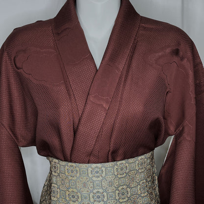 "Chocolate Clouds" Kimono Obi Set