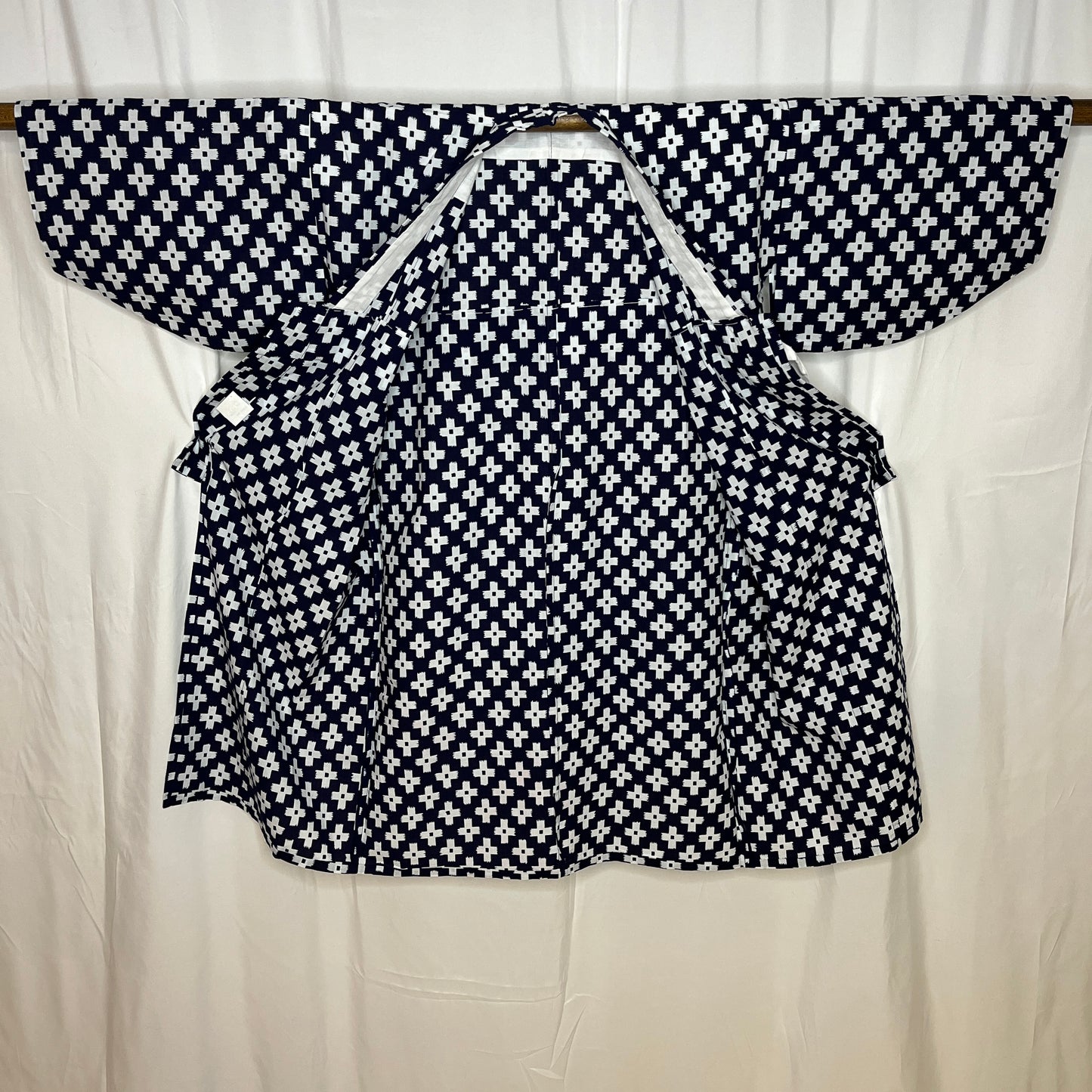 "Printed Crosses" Vintage Boy's Yukata