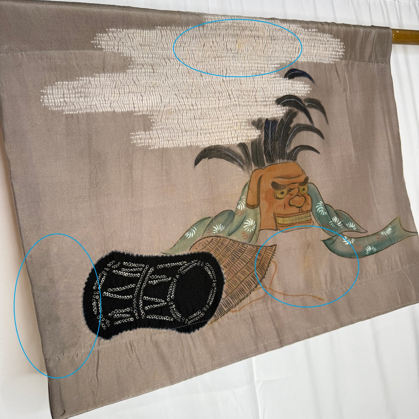 "Drumbeat Protector" Japanique Tapestry