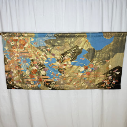 "Blue and Gold" Japanique Tapestry