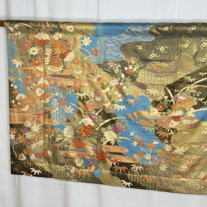 "Blue and Gold" Japanique Tapestry
