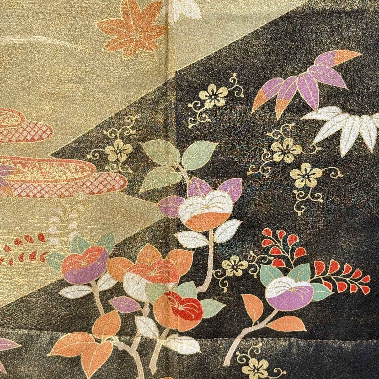 "Blue and Gold" Japanique Tapestry