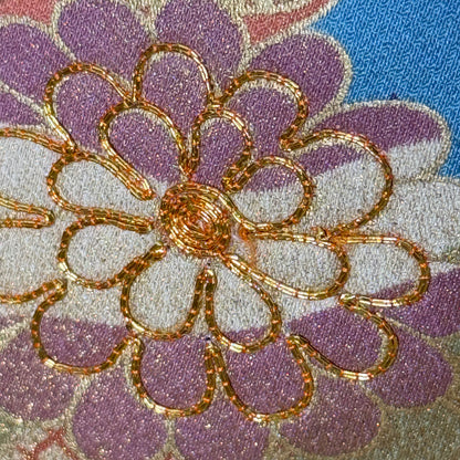 "Blue and Gold" Japanique Tapestry