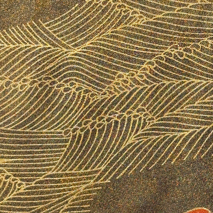 "Blue and Gold" Japanique Tapestry