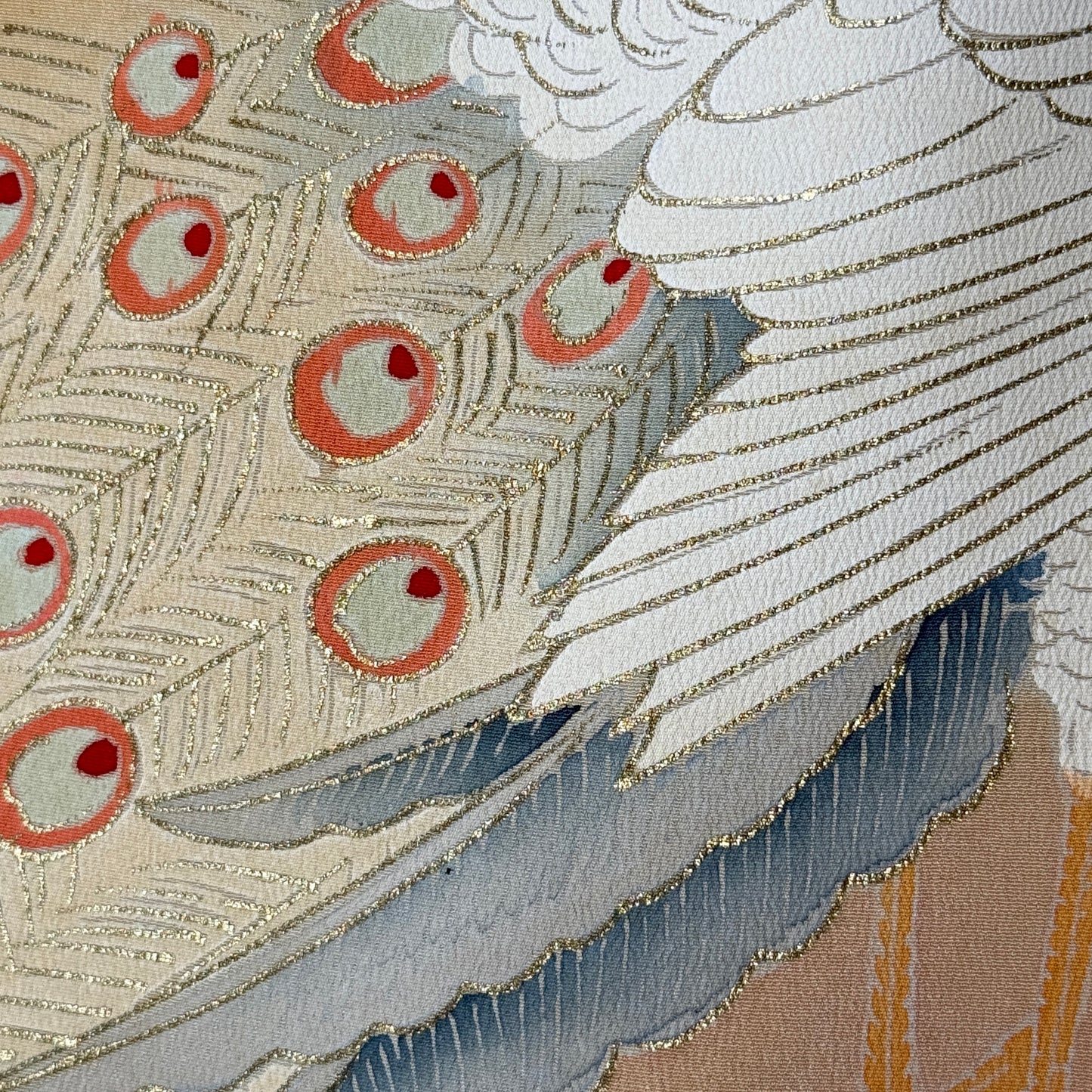 "Peacock Quartet" Japanique Tapestry