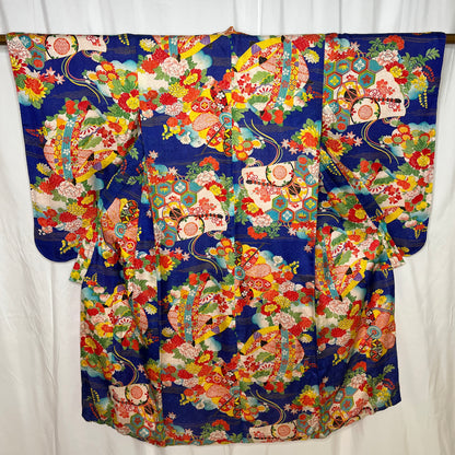 "Itomaki" Vintage Girl's Kimono