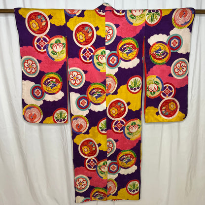 "Bubble Fun" Vintage Girl's Kimono