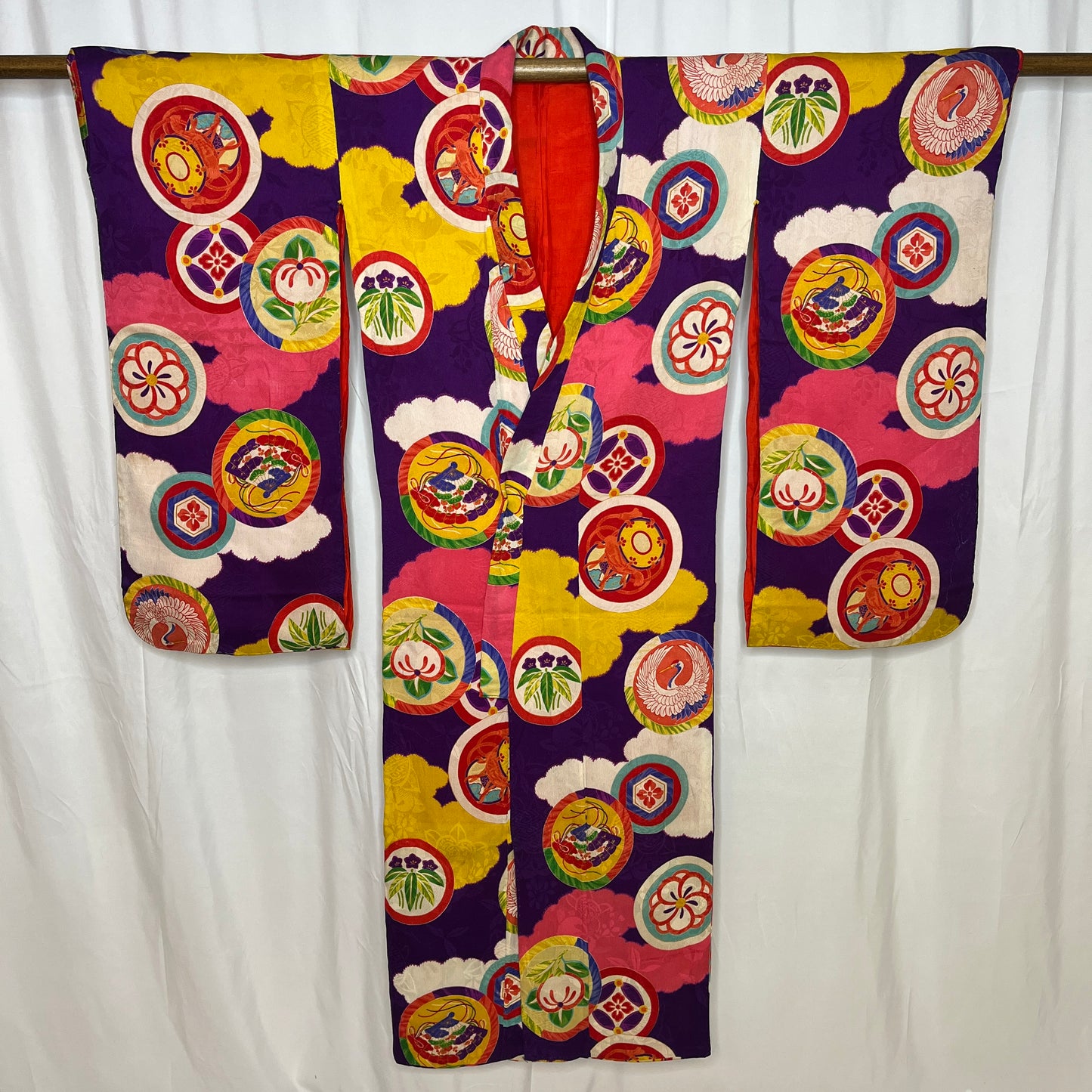 "Bubble Fun" Vintage Girl's Kimono