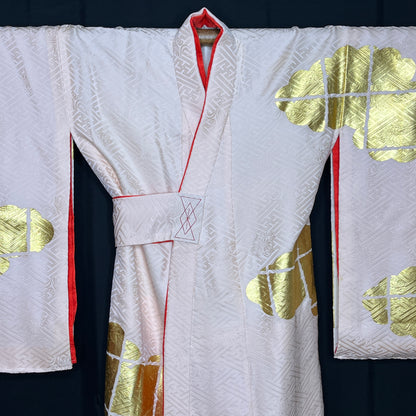 "Three Friends" Vintage Girl's Kimono