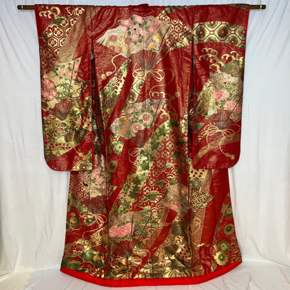 "Fancy Fans" Wedding Kimono (Uchikake)