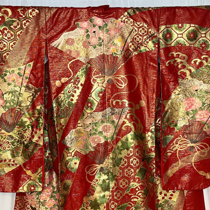 "Fancy Fans" Wedding Kimono (Uchikake)