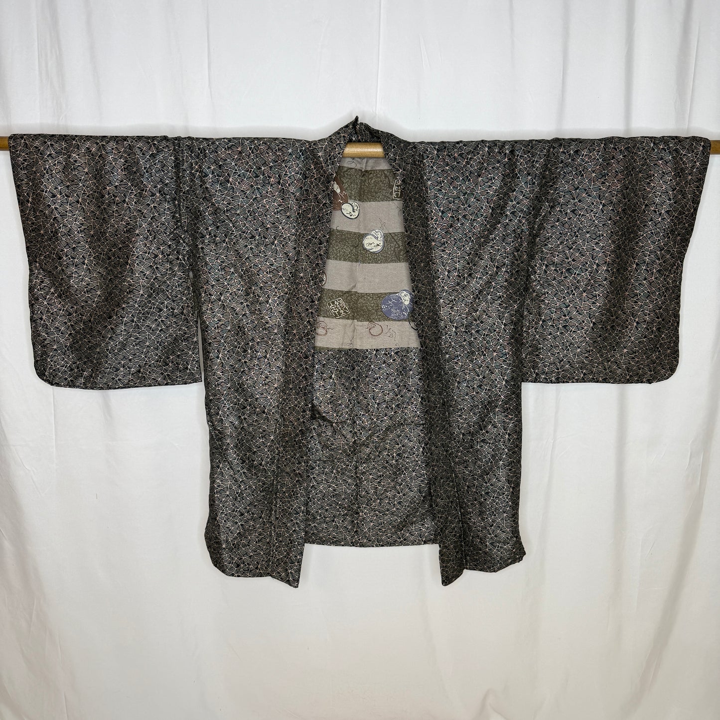 "Hidden Daruma" Vintage Haori Jacket