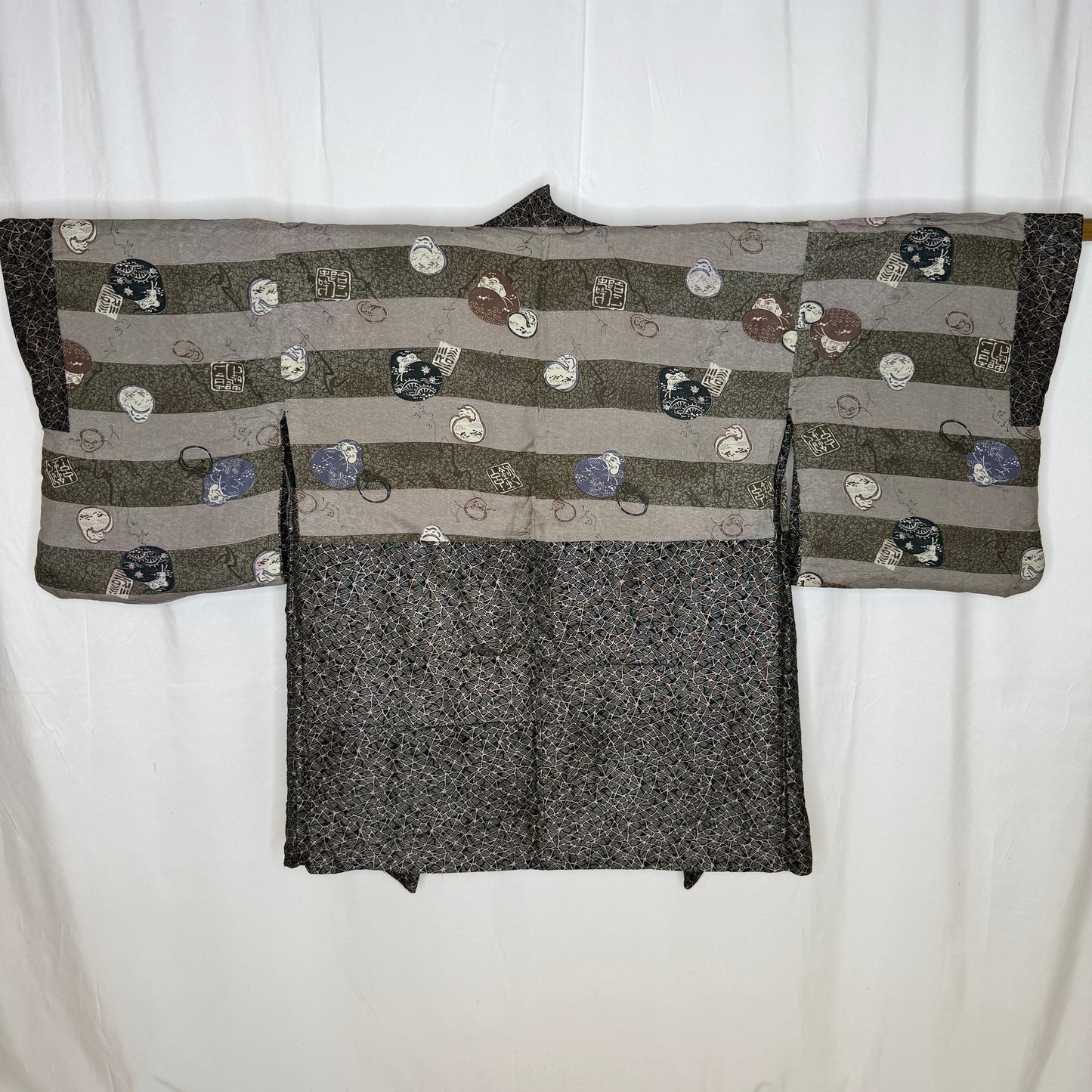 "Hidden Daruma" Vintage Haori Jacket