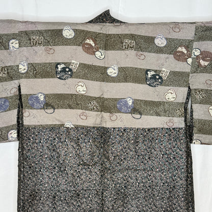 "Hidden Daruma" Vintage Haori Jacket
