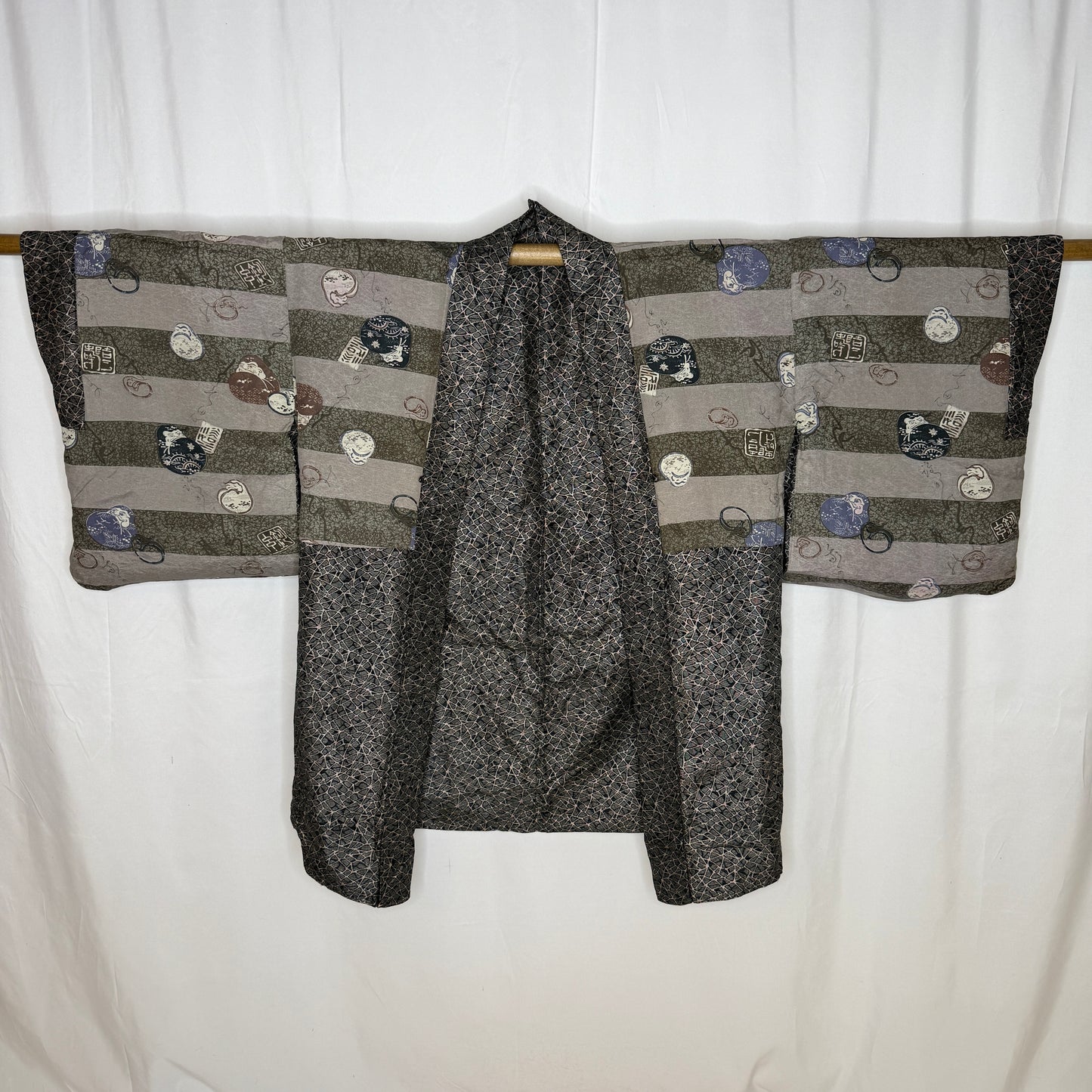 "Hidden Daruma" Vintage Haori Jacket