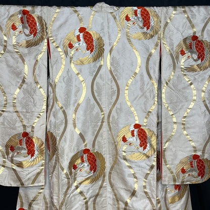 "Tatewaku Cranes" Wedding Kimono (Uchikake)