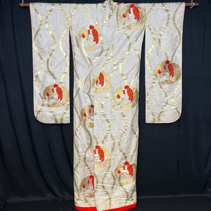 "Tatewaku Cranes" Wedding Kimono (Uchikake)