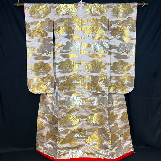 "Metallic Matsu" Wedding Kimono (Uchikake)