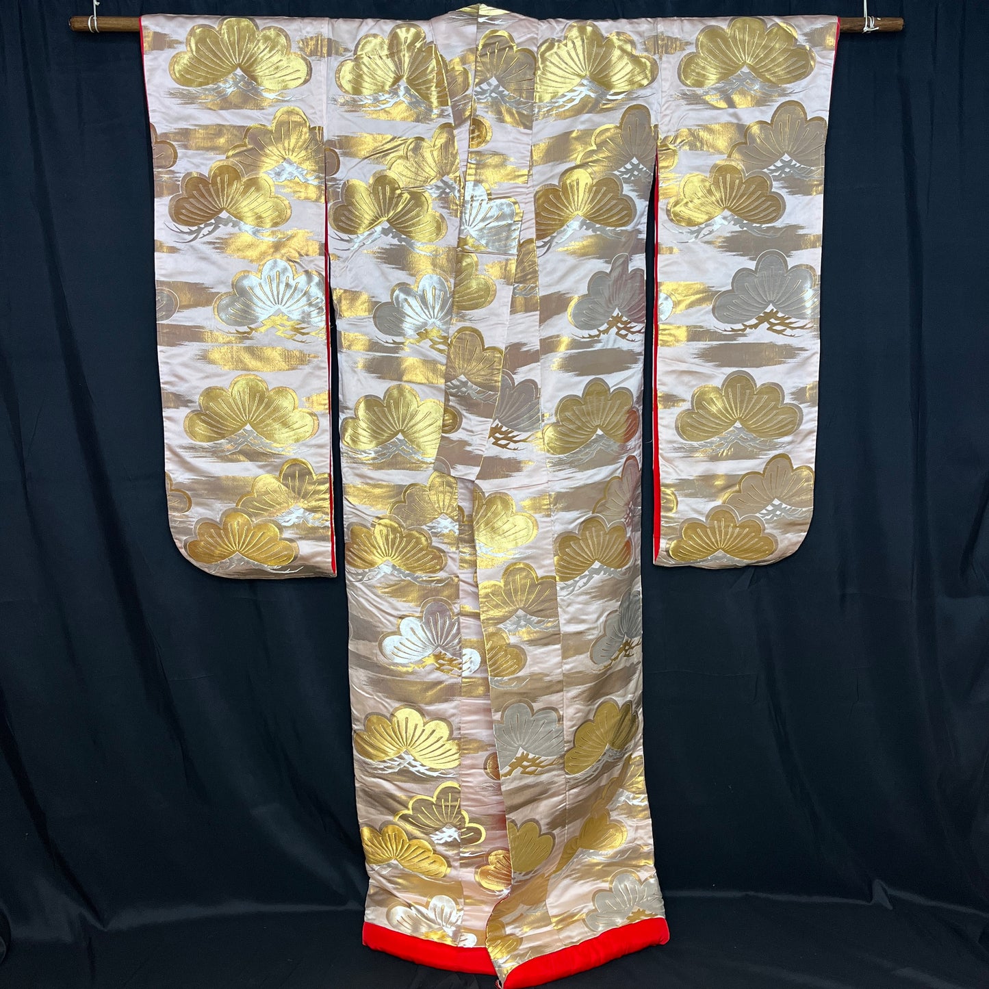 "Metallic Matsu" Wedding Kimono (Uchikake)