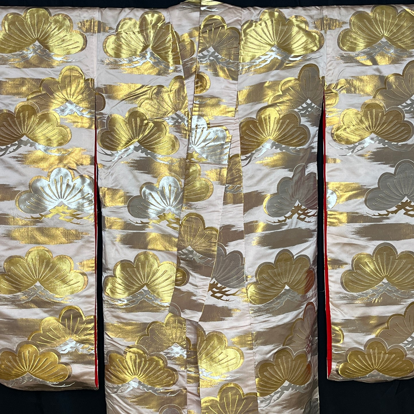 "Metallic Matsu" Wedding Kimono (Uchikake)