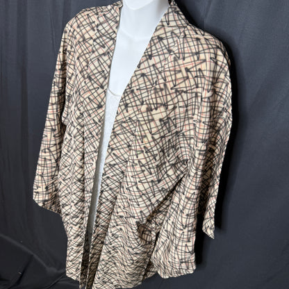 "Mid-Century Sketch" Vintage Haori Jacket