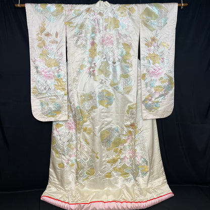 "Rainbow Floral" Wedding Kimono (Uchikake)