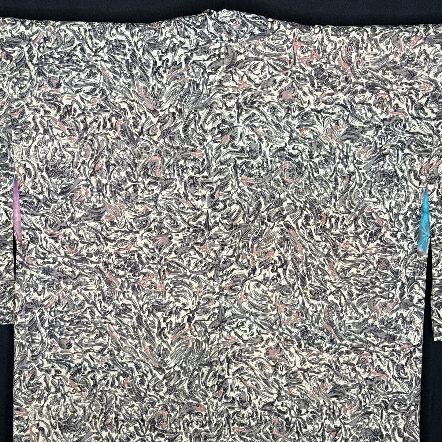 "Marbled Current" Vintage Haori Jacket