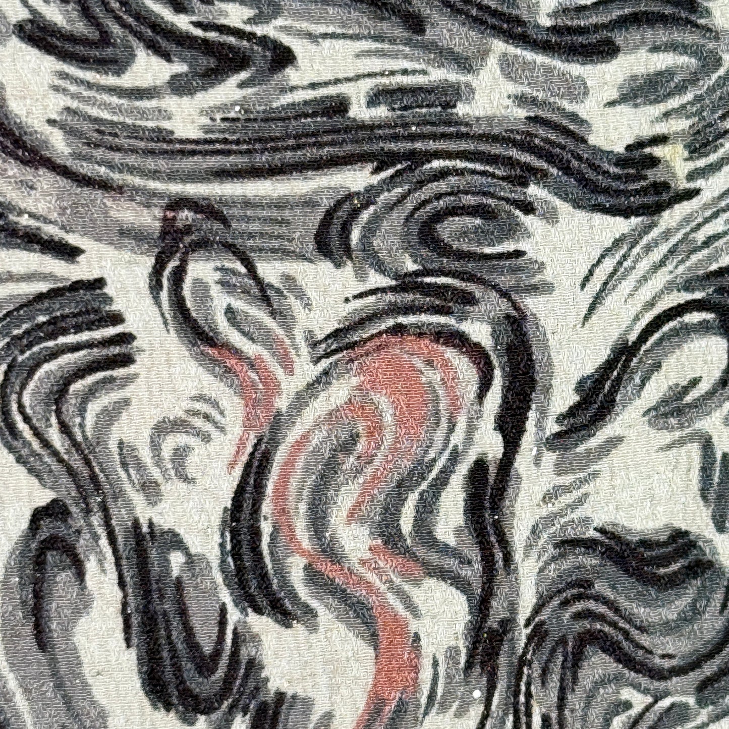 "Marbled Current" Vintage Haori Jacket
