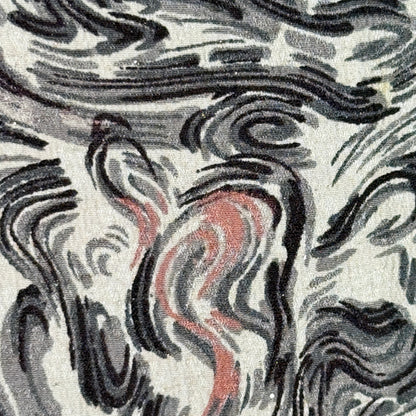 "Marbled Current" Vintage Haori Jacket