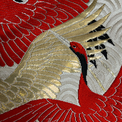 "Seigaiha Cranes" Wedding Kimono (Uchikake)