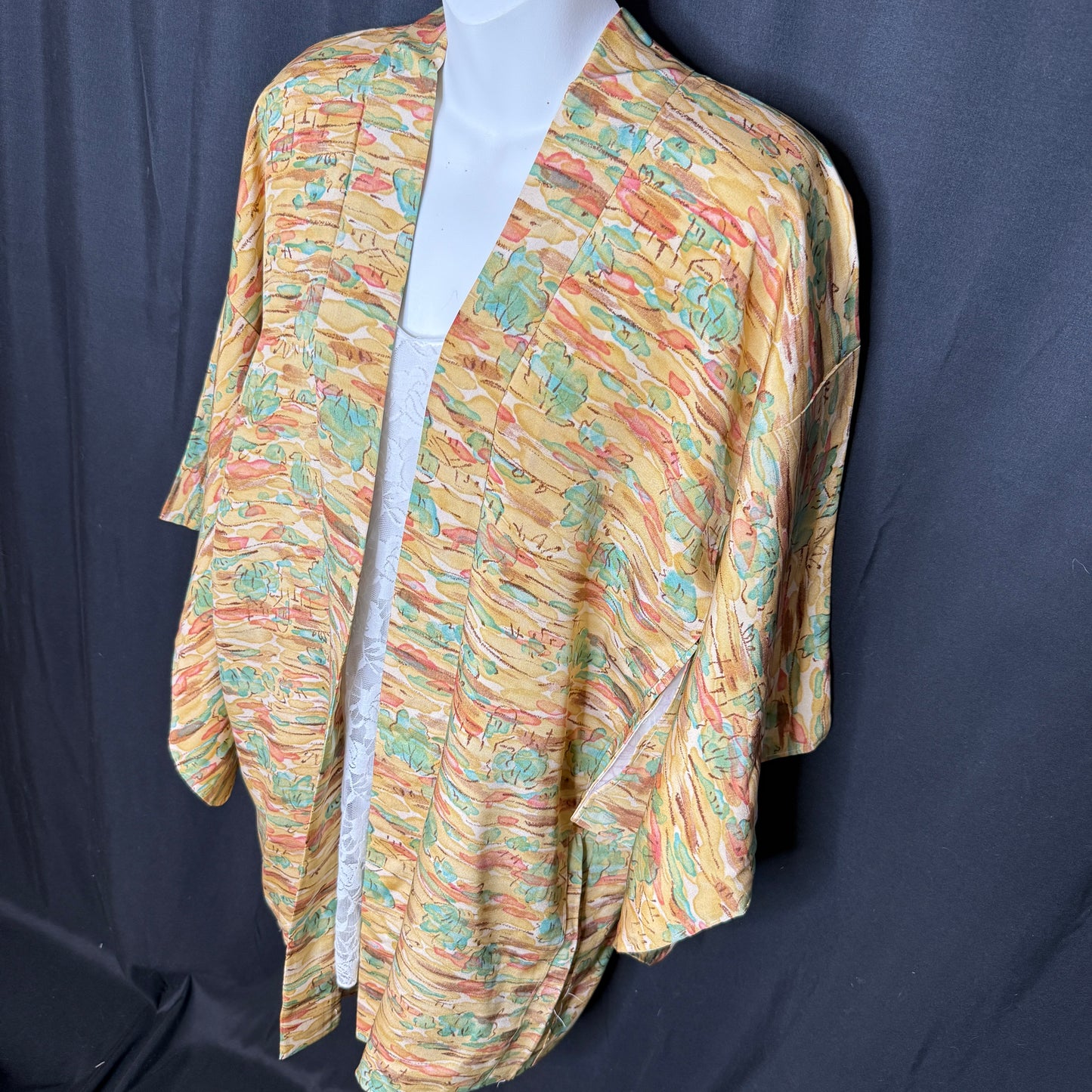 "Village Panorama" Vintage Haori Jacket