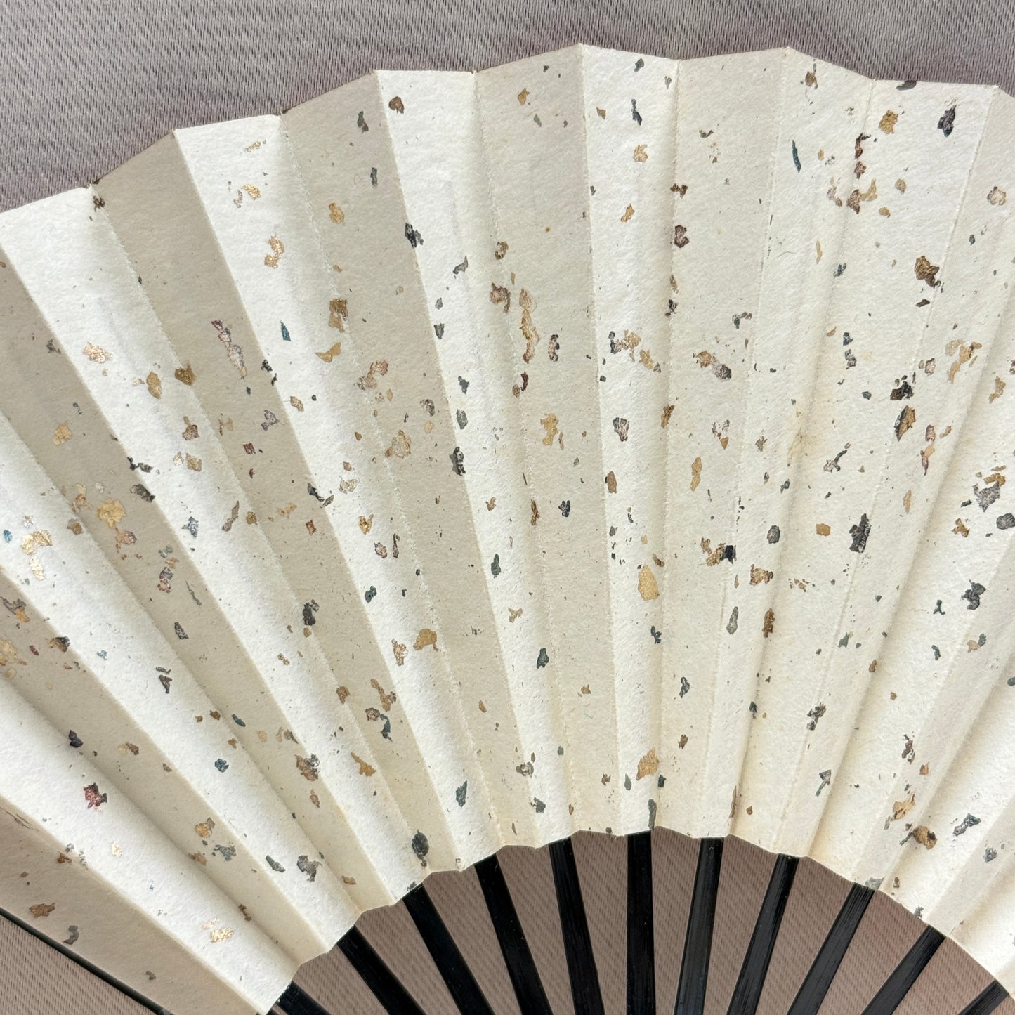 "Sunset Blooms" Vintage Folding Fan