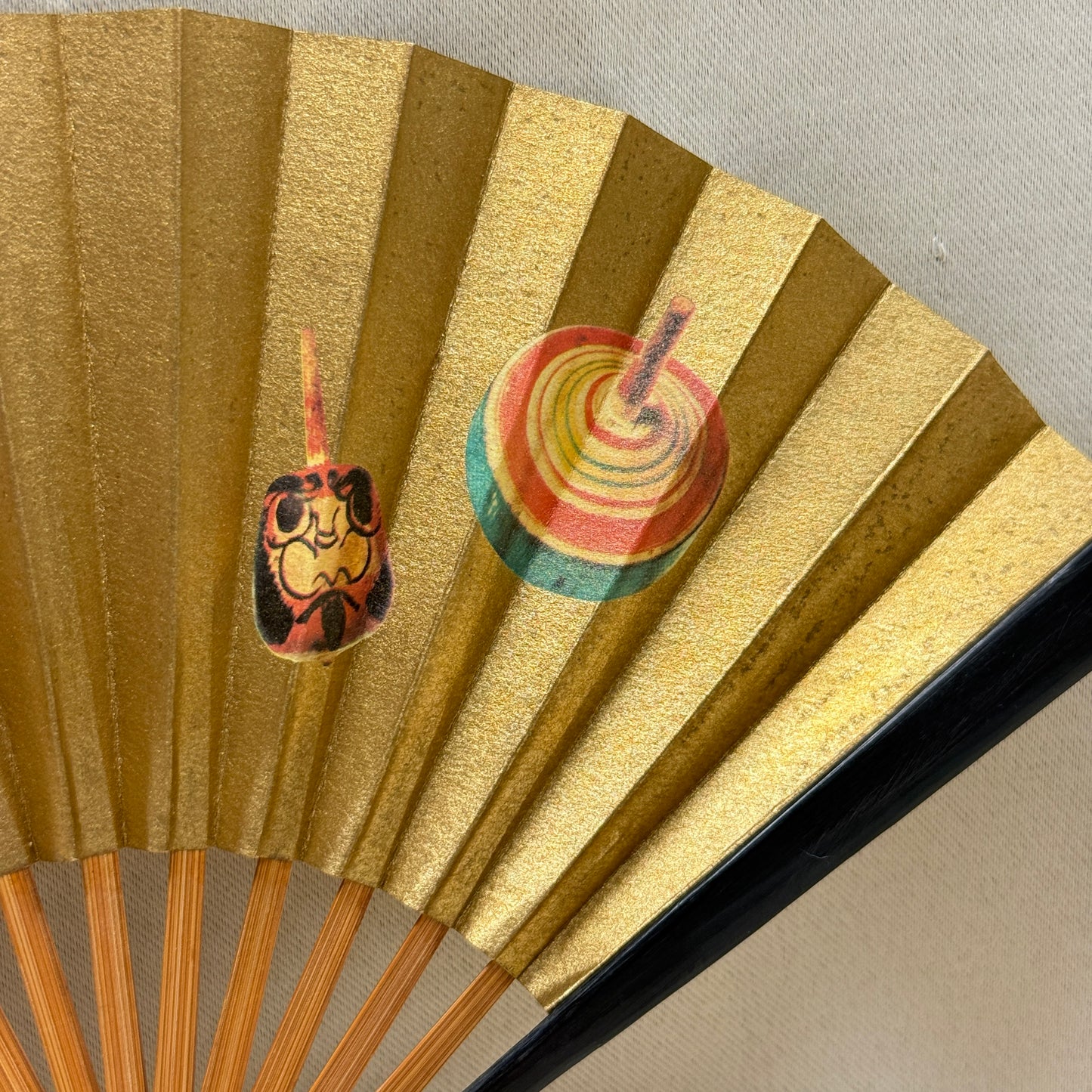 "Happy New Year" Vintage Folding Fan