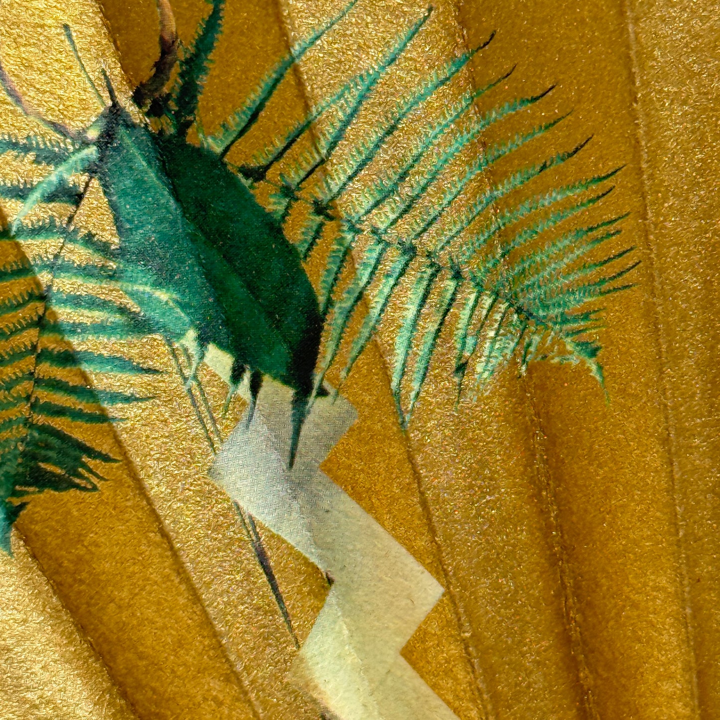 "Happy New Year" Vintage Folding Fan