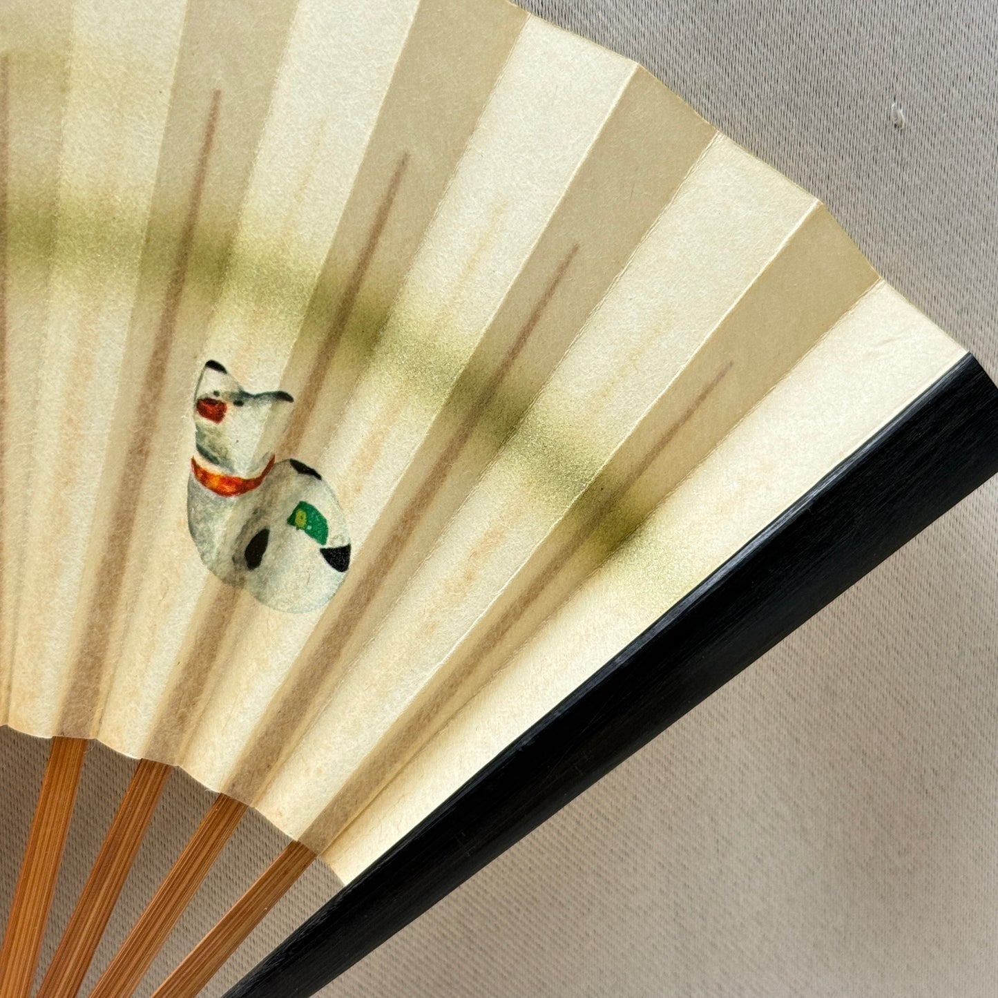 "Inu Hariko" Vintage Folding Fan